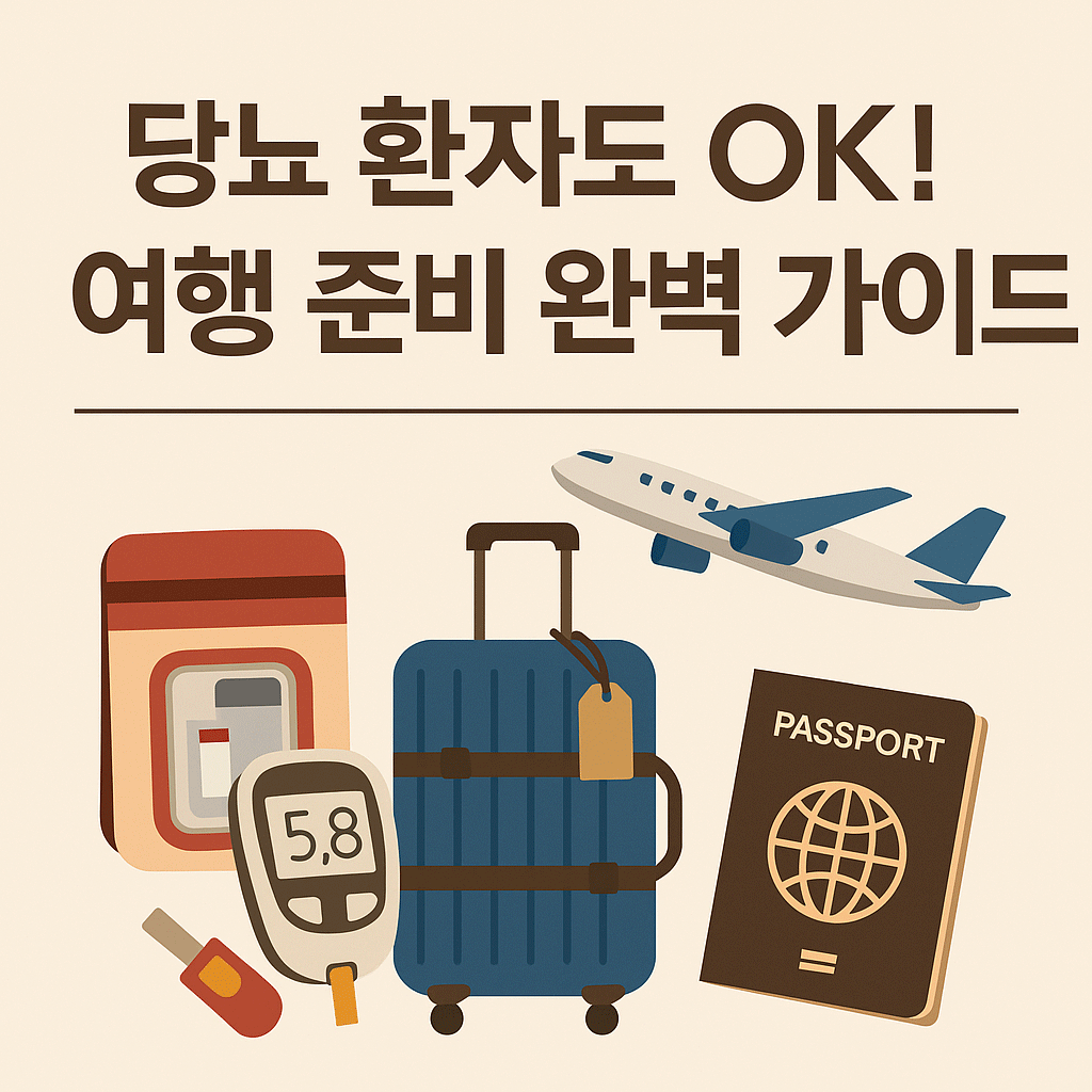 당뇨 환자도 OK! 여행 준비 완벽 가이드 이미지